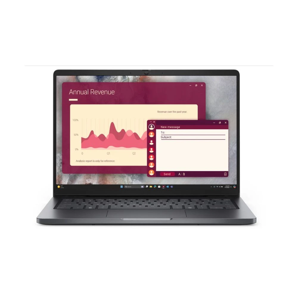 Ноутбук Dell Pro PC14250, Intel Core Ultra 7 255U, 32 ГБ, 512 ГБ, 14"