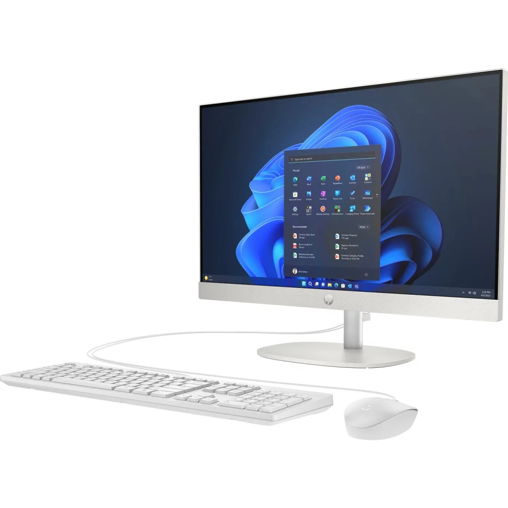 Моноблок HP ProOne 240 G10 AiO BU-i3-N300 IDS / 23.8 inch AG FHD UWVA IPS 250 / 16GB DDR4 / 512GB M.2 SSD Value / W11 Pro / 1yw / HP 3 year Next Business Day Onsite Desktop Only Hardware SupportWarranty Extension / 125 White Cellulose Fiber Packagingkbd / 125White — 3