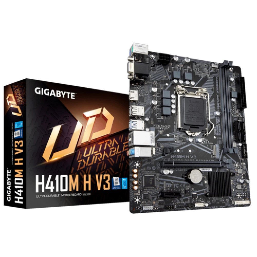 Материнская плата GIGABYTE H410M-H V2, LGA1200, DDR4, mATX — 5