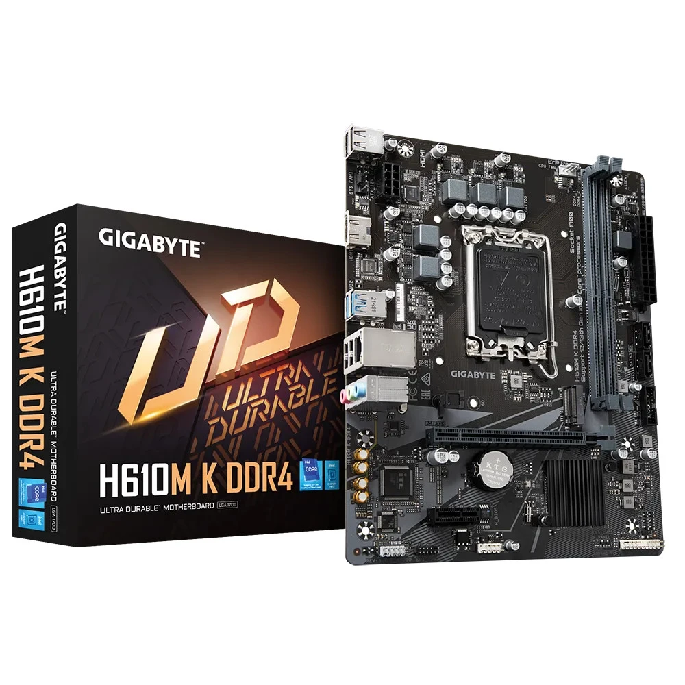 Материнская плата GIGABYTE H610M K DDR4, LGA1700, DDR4, mATX — 5