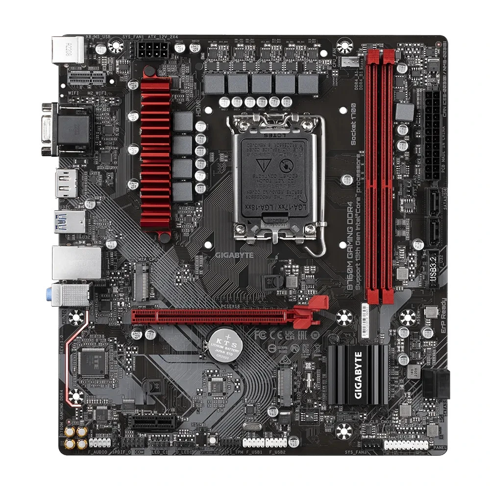 Материнская плата Socket1700 mATX Gigabyte B760M GAMING, DDR4 — 5