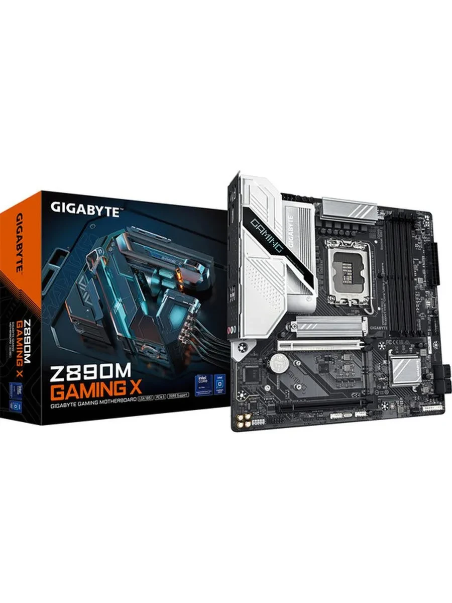Материнская плата GIGABYTE Z890M GAMING X, LGA1851, DDR5, ATX