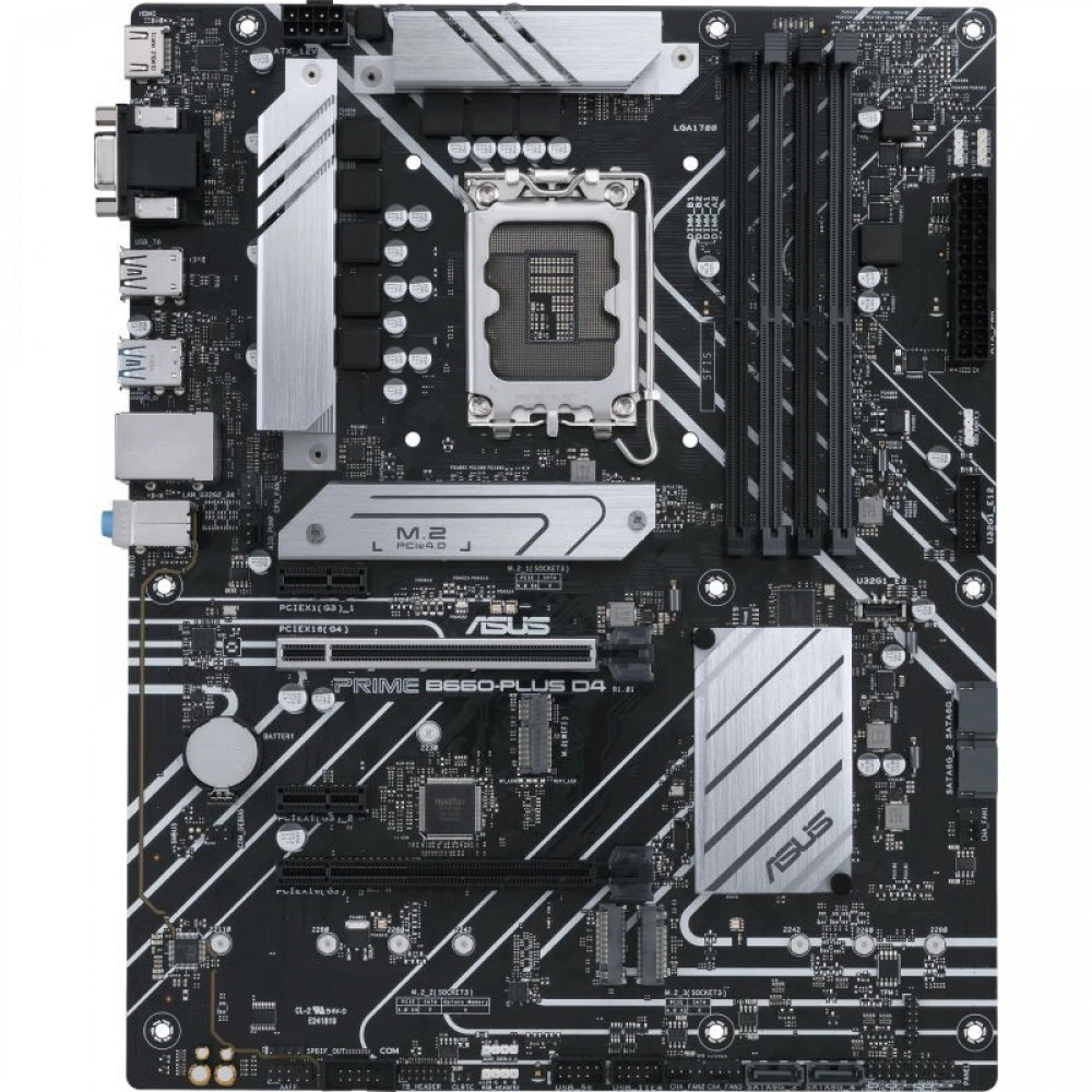 Материнская плата ASUS PRIME B660-PLUS D4, LGA1700, DDR4, ATX — 2