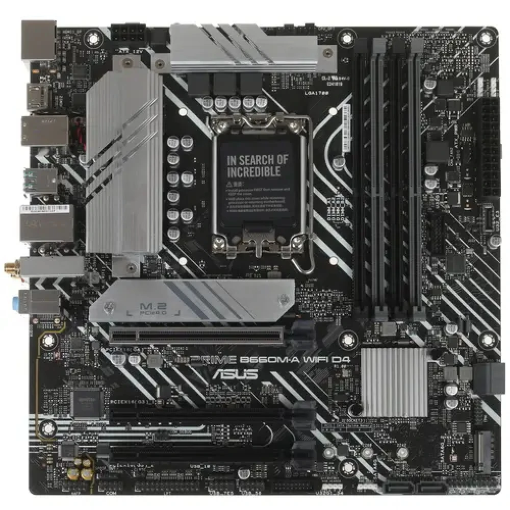 Материнская плата ASUS PRIME B660M-A WIFI D4, LGA1700, DDR4, mATX