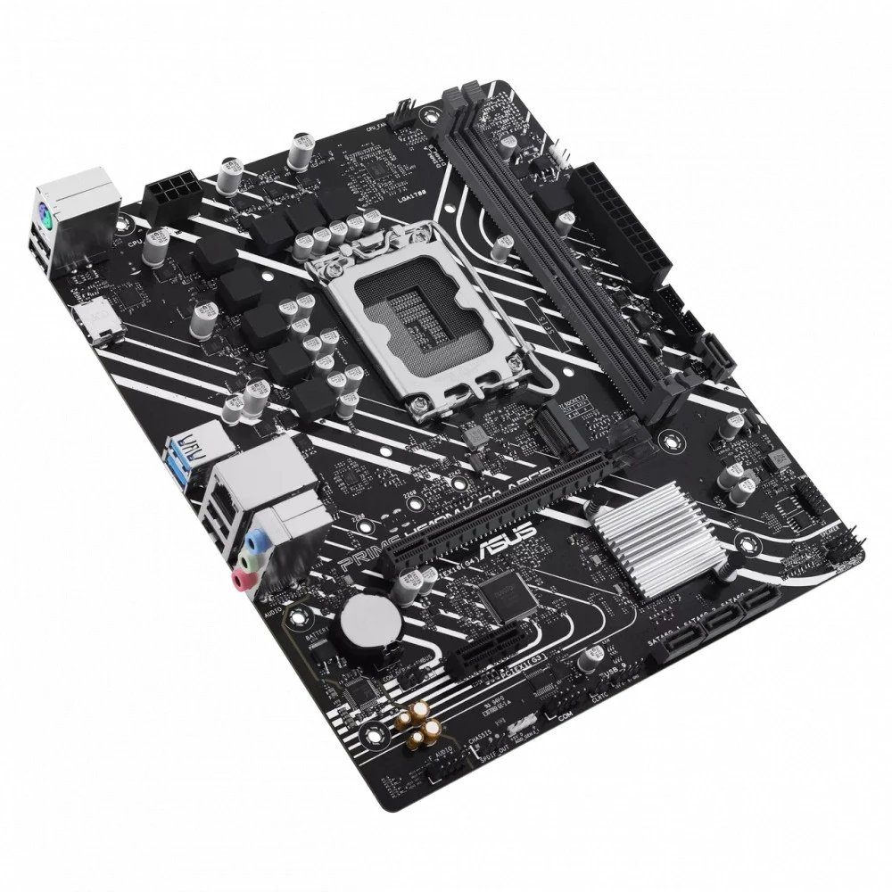 Материнская плата ASUS PRIME H610M-K D4 ARGB, LGA1700, DDR4, mATX — 4