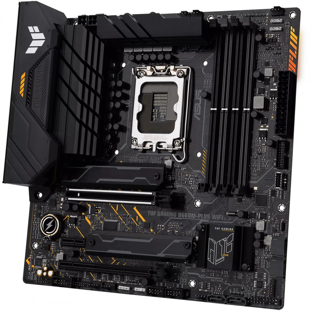 Материнская плата ASUS TUF GAMING B660M-PLUS WIFI, LGA1700, DDR5, mATX — 3