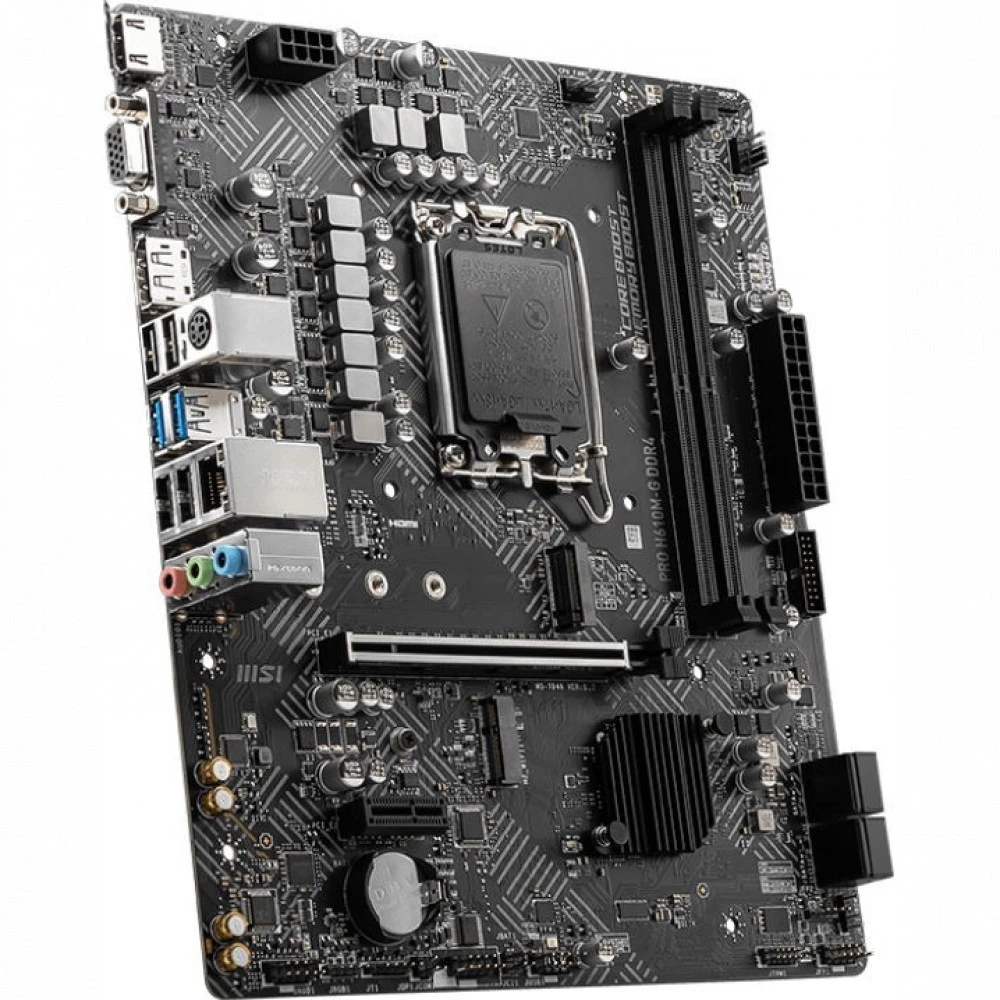 Материнская плата MSI PRO H610M-G DDR4, LGA1700, DDR4, mATX — 2