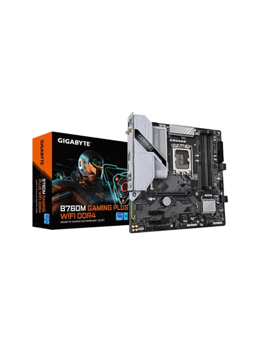 Материнская плата Gigabyte B760M GAMING PLUS WiFi DDR4, mATX