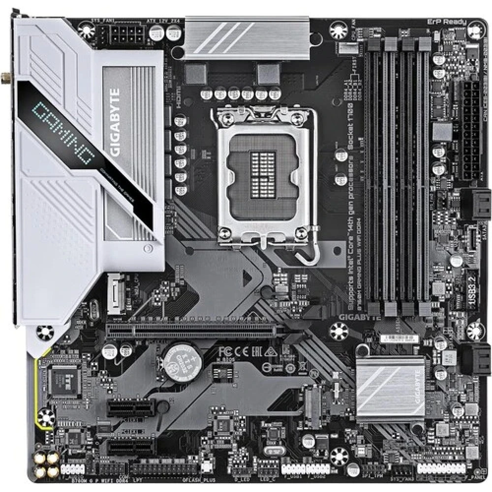 Материнская плата Gigabyte B760M GAMING PLUS WiFi DDR4, mATX — 2
