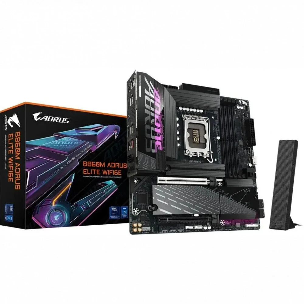 Материнская плата Gigabyte B860M AORUS ELITE WiFi6E, mATX — 3