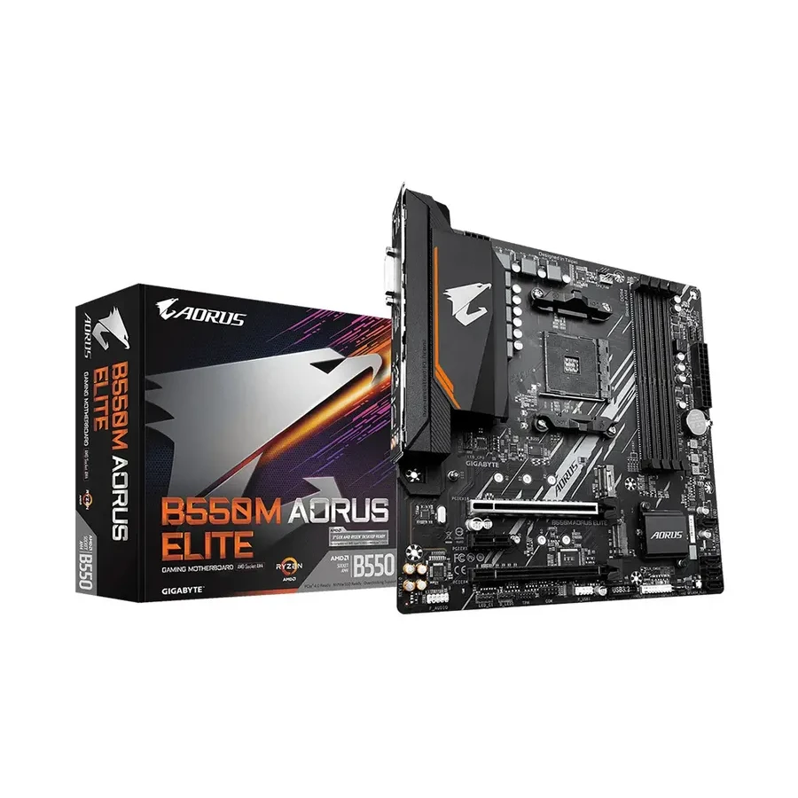 Материнская плата Gigabyte B550M AORUS ELITE, AM4, DDR4, mATX