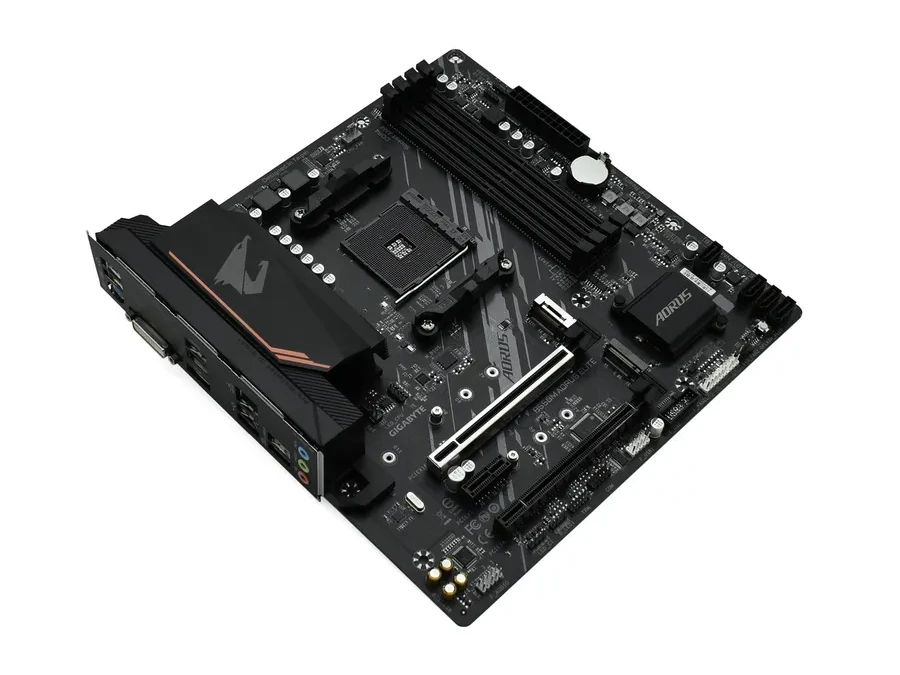 Материнская плата Gigabyte B550M AORUS ELITE, AM4, DDR4, mATX — 3