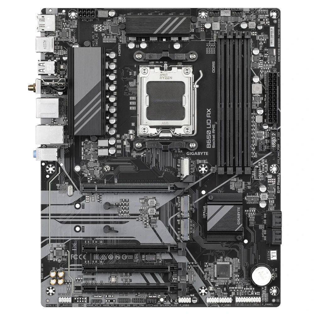 Материнская плата Gigabyte B650 UD AX-Y1, AM5, DDR5, WiFi, ATX — 4