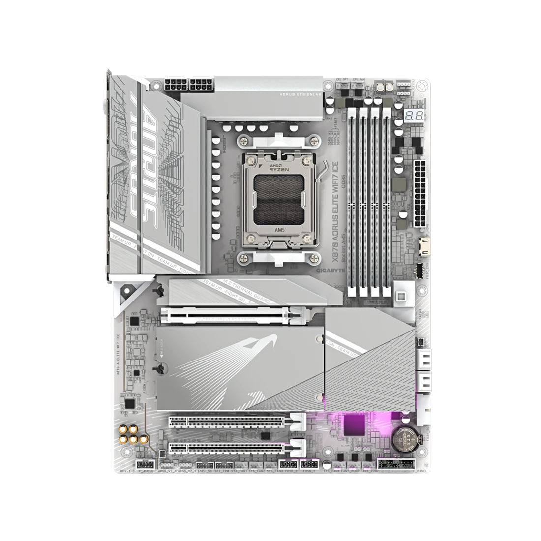 Материнская плата Gigabyte X870 AORUS ELITE WiFi7 ICE, ATX — 2
