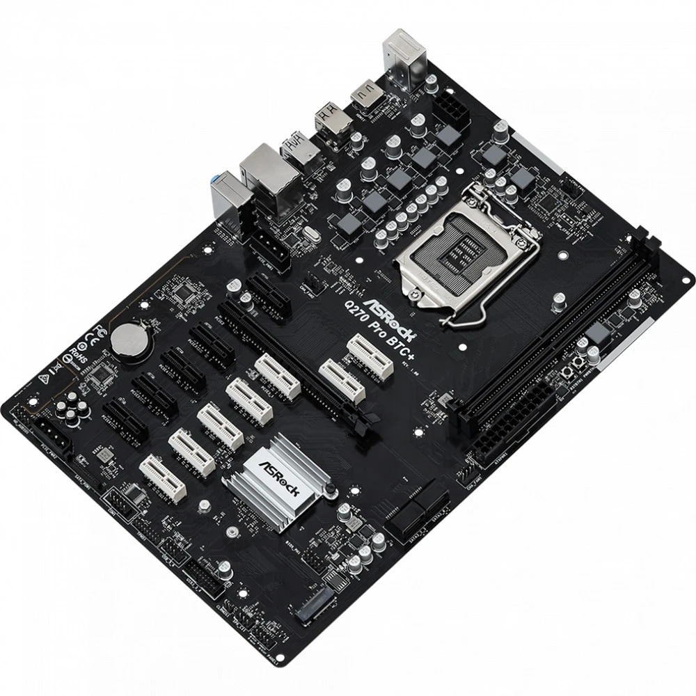 Материнская плата ASRock Q270 PRO BTC+, LGA1151, DDR4, ATX — 3