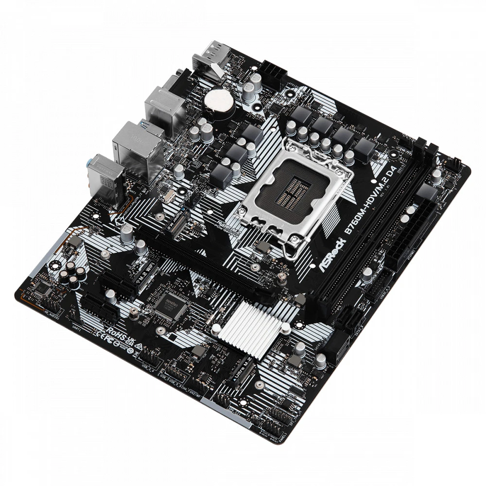 Материнская плата ASRock B760M-HDV/M.2 D4, LGA1700, mATX — 4