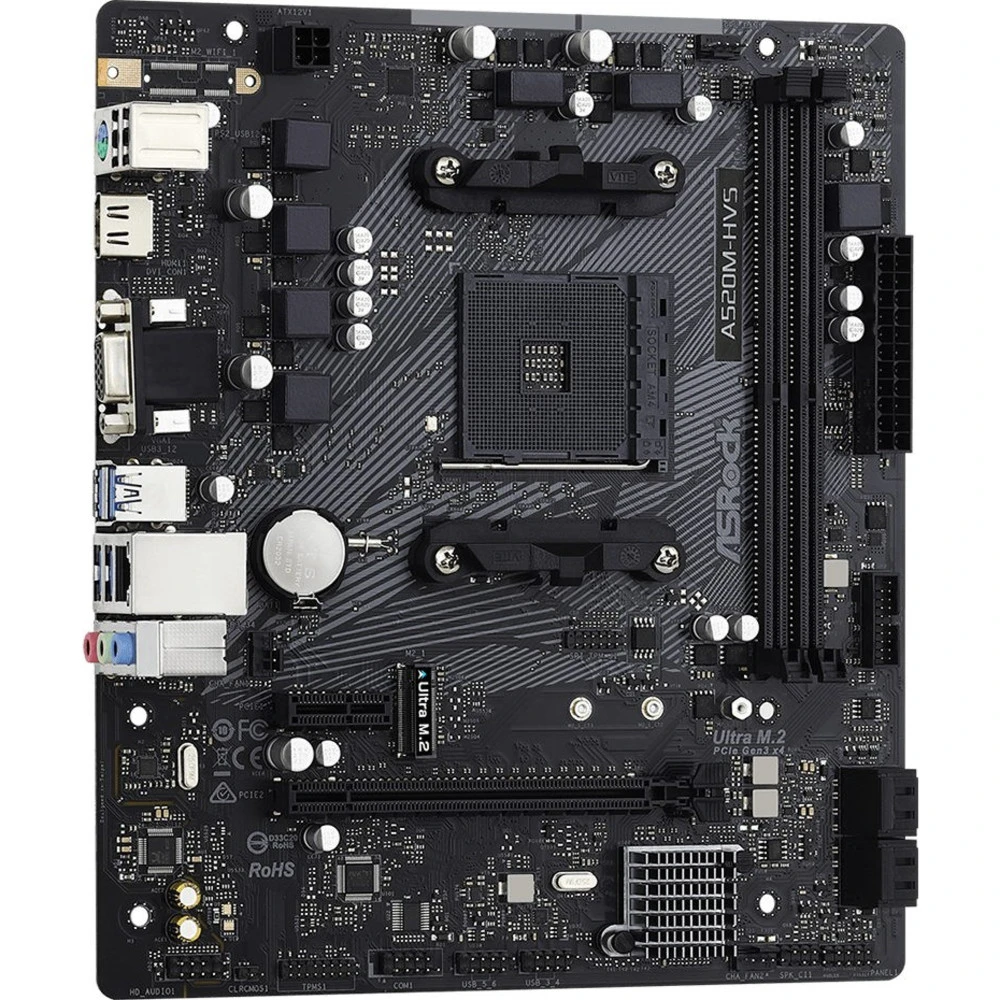 Материнская плата ASRock A520M-HVS, AM4, DDR4, mATX — 2