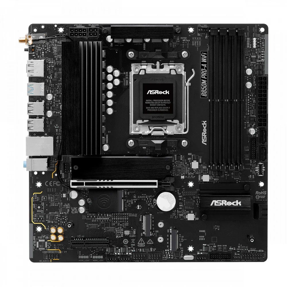 Материнская плата ASRock B850M PRO-A, AM5, DDR5, mATX — 5
