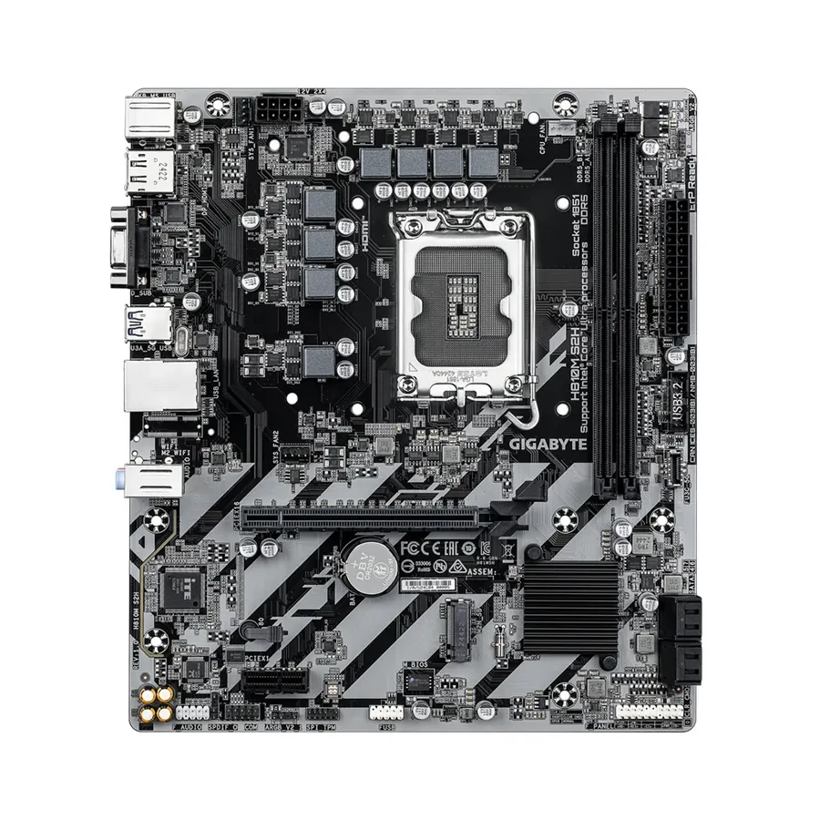 Материнская плата Gigabyte H810M S2H, LGA1700, DDR5, mATX