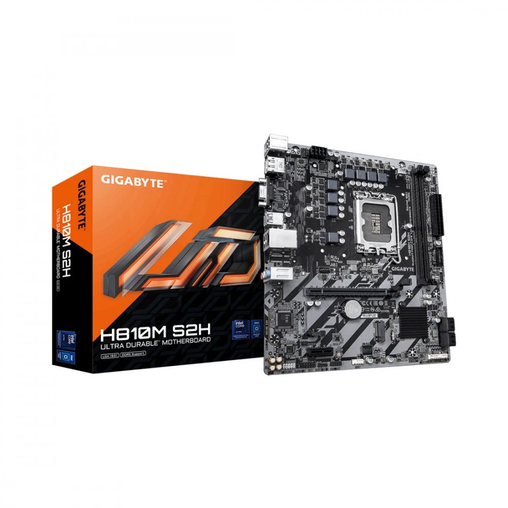 Материнская плата Gigabyte H810M S2H, LGA1700, DDR5, mATX — 3
