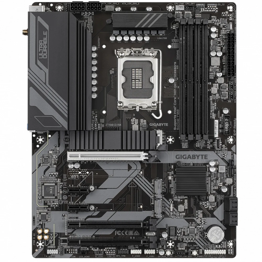 Материнская плата GIGABYTE Z790 D, LGA1700, Z790, PCIe16x 5.0, HDMI+DP, 3xM.2, 4xDDR5, ATX — 4