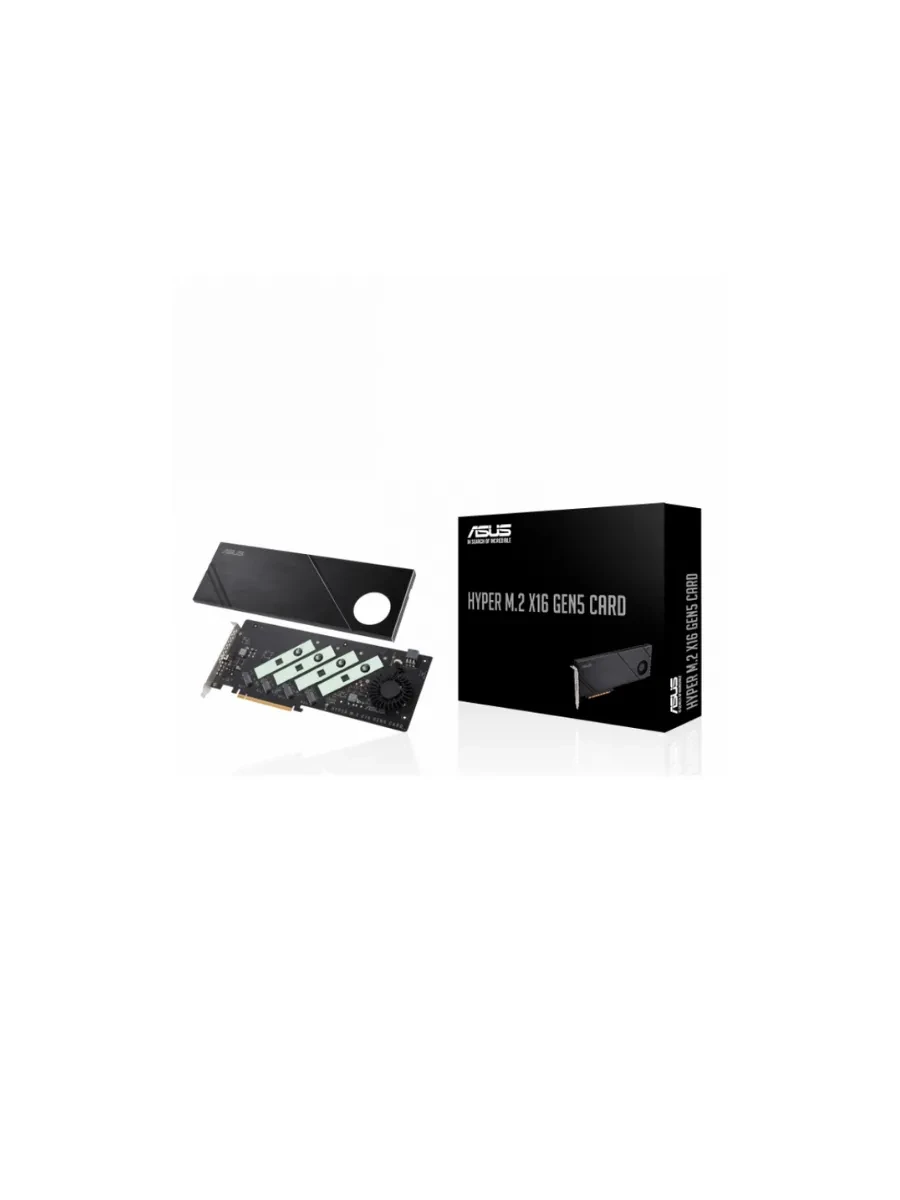 Карта расширения ASUS Hyper M.2 x16 Gen5, 4xNVMe