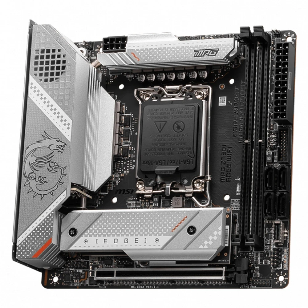 Материнская плата MSI MPG Z790I EDGE WIFI, DDR5, mITX — 2