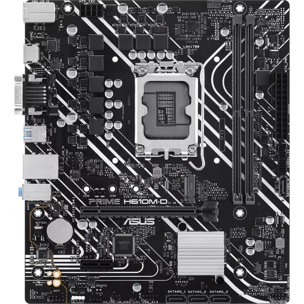 Материнская плата ASUS PRIME H610M-D, DDR5, mATX — 5