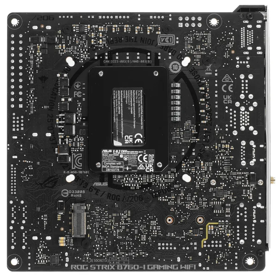 Материнская плата ASUS ROG STRIX B760-I GAMING WIFI, DDR5 — 2