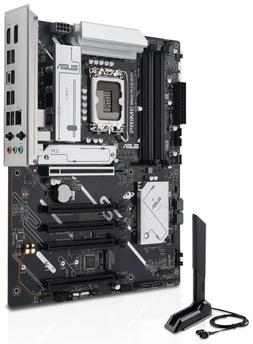 Материнская плата ASUS PRIME B860-PLUS WIFI, LGA1851, DDR5, ATX
