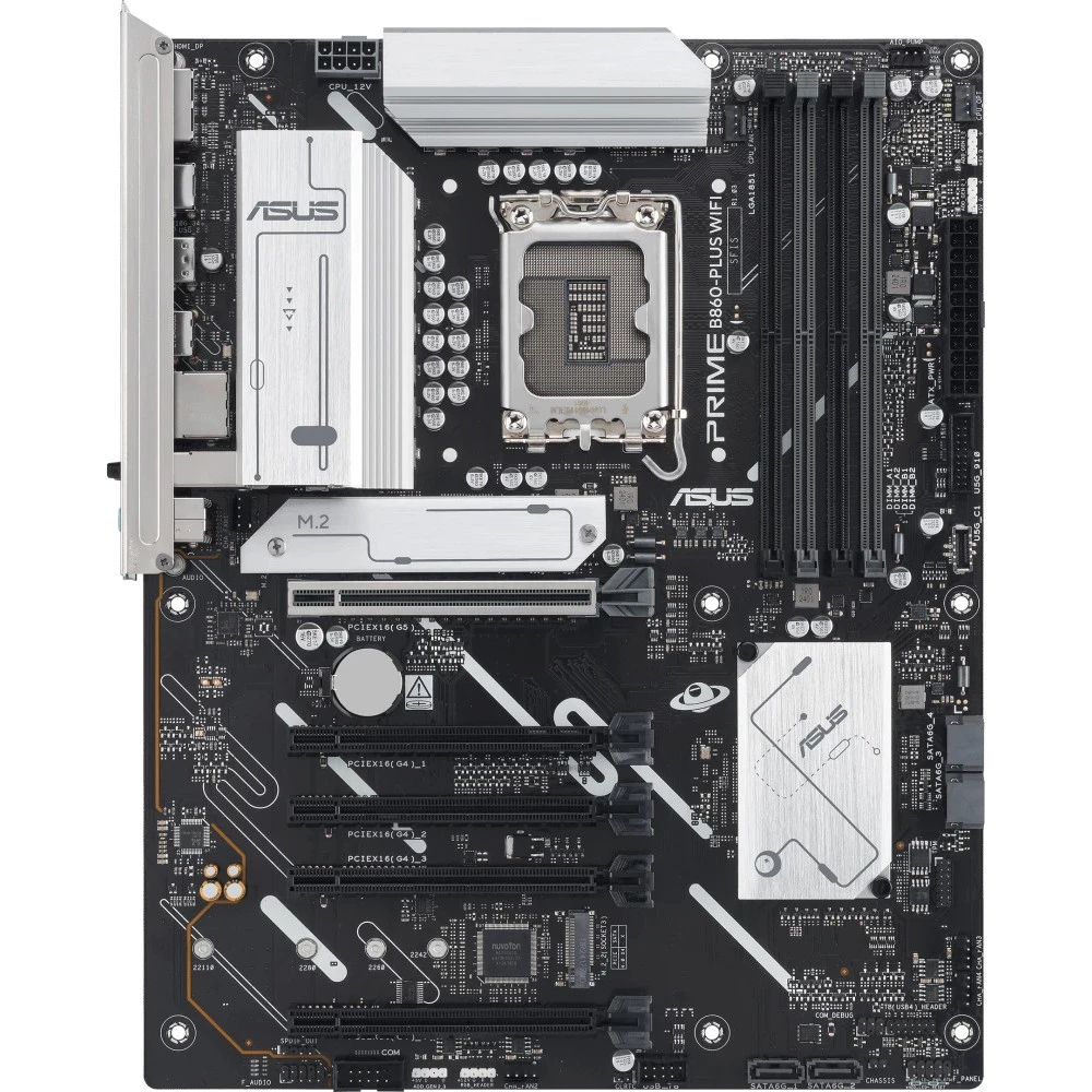 Материнская плата ASUS PRIME B860-PLUS WIFI, LGA1851, DDR5, ATX — 3