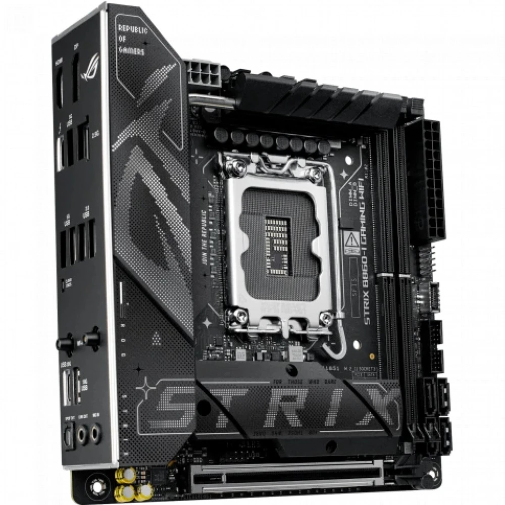 Материнская плата ASUS ROG STRIX B860-I GAMING WIFI, LGA1851, 2xDDR5, mITX — 4