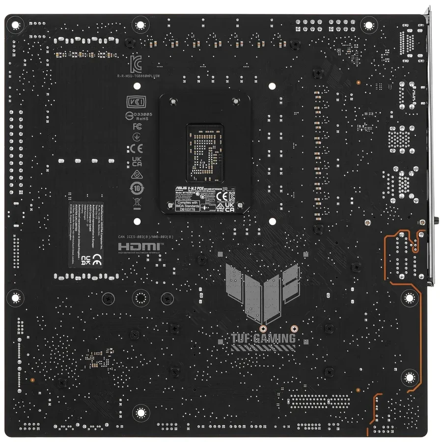 Материнская плата ASUS TUF GAMING B860M-PLUS WIF, LGA1851, DDR5, mATX