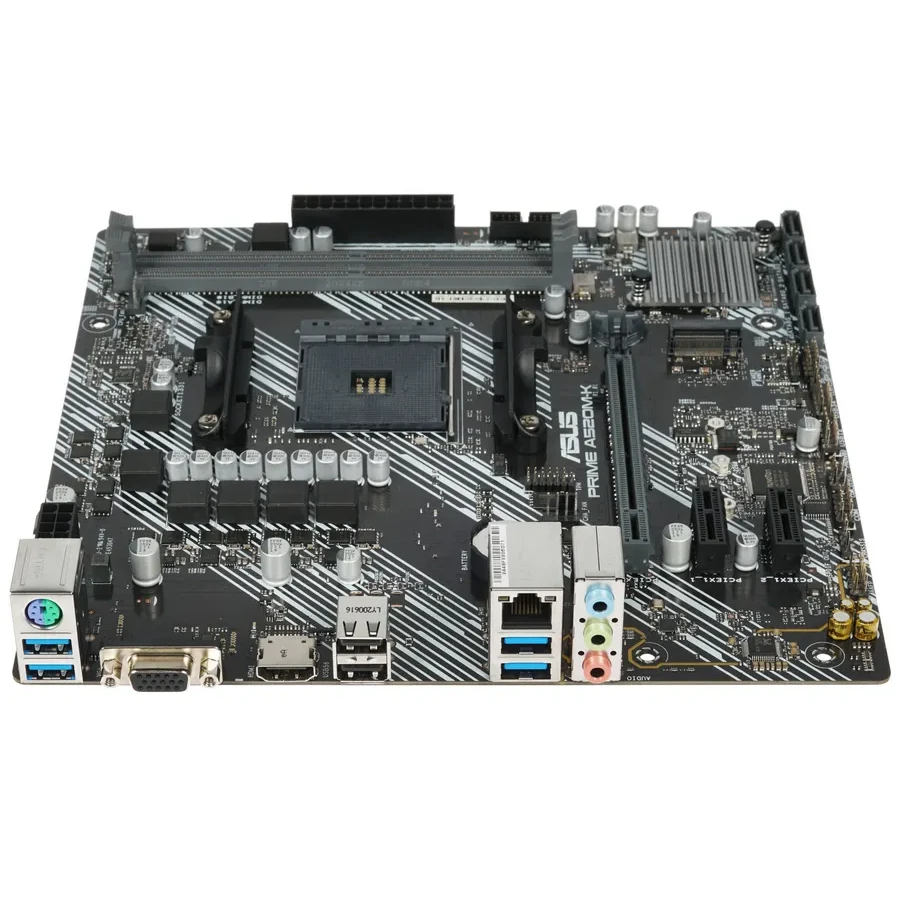 Материнская плата ASUS PRIME A520M-K, AMD A520 AM4, DDR4, mATX — 2