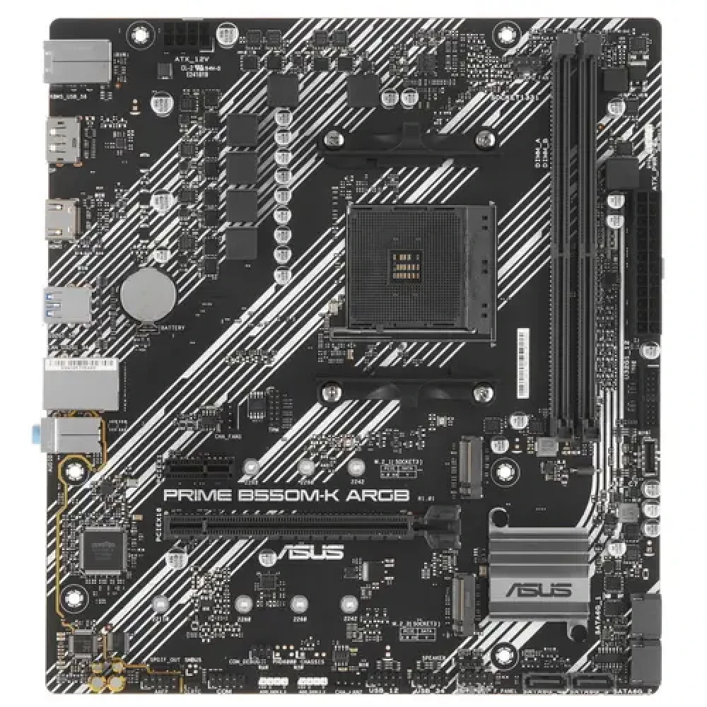 Материнская плата ASUS PRIME B550M-K ARGB, AM4, DDR4, mATX — 5