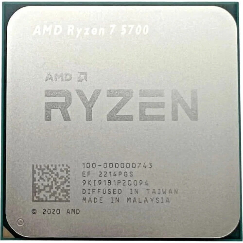 Процессор AMD Ryzen 7 5700 3,7Гц (4,6ГГц Turbo) AM4 8/16 4MB L2 16MB L3 65W AM4 OEM 100-000000743
