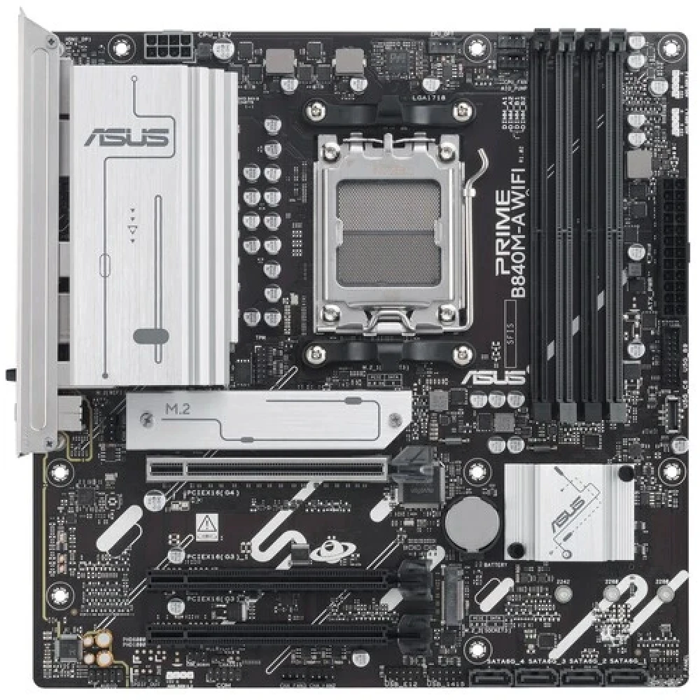 Материнская плата ASUS PRIME B840M-A WIFI, AM5, DDR5, mATX — 4