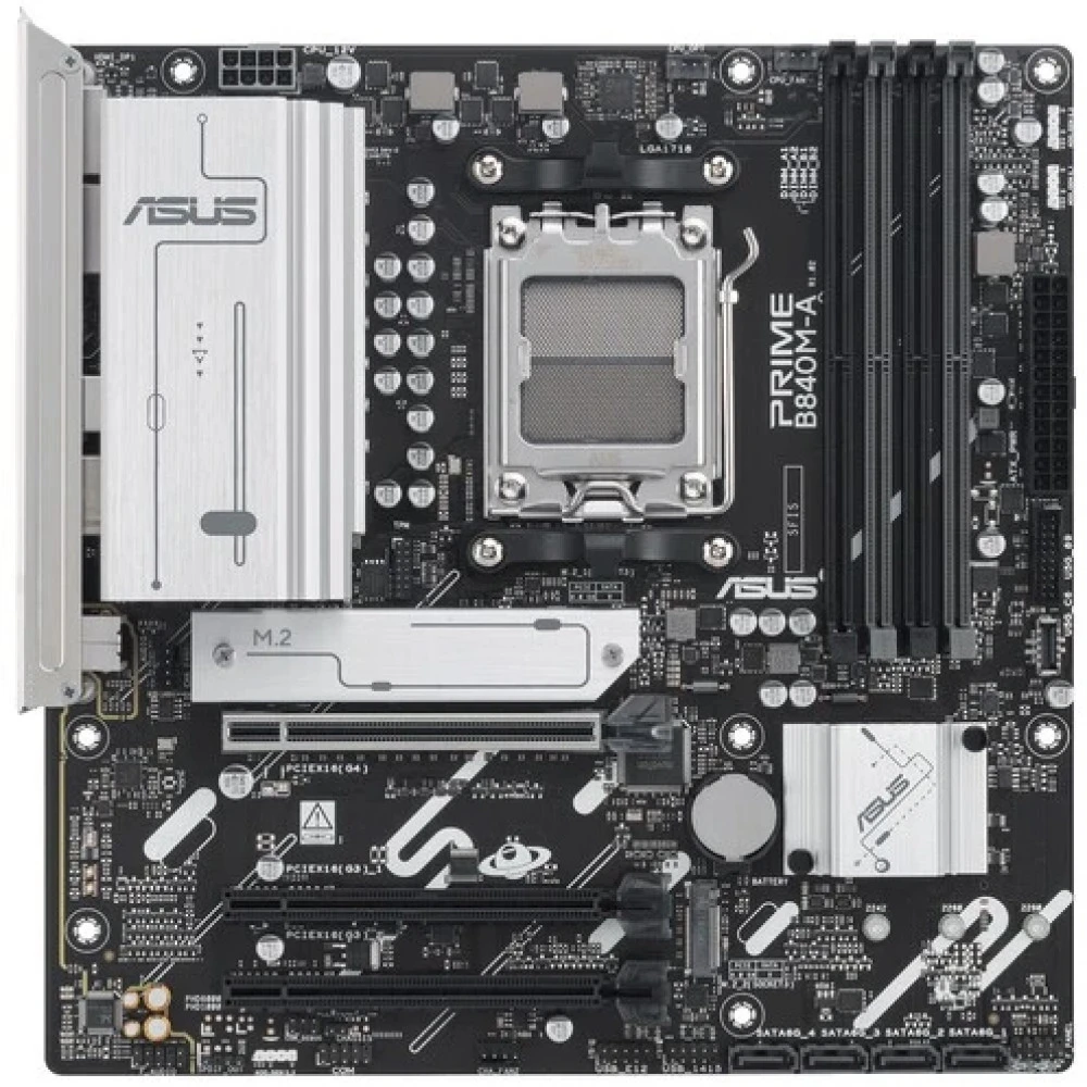 Материнская плата ASUS PRIME B840M-A-CSM, AM5, DDR5, mATX — 4