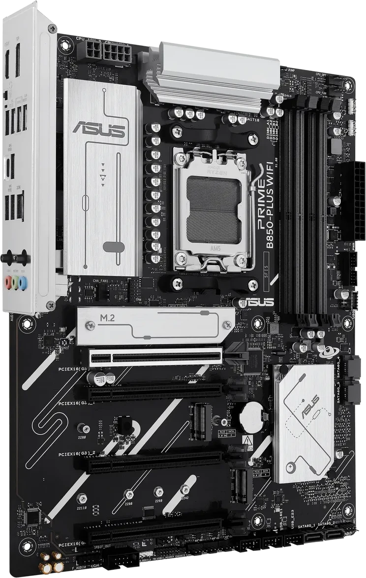 Материнская плата ASUS PRIME B850-PLUS WIFI, AM5, DDR5, ATX