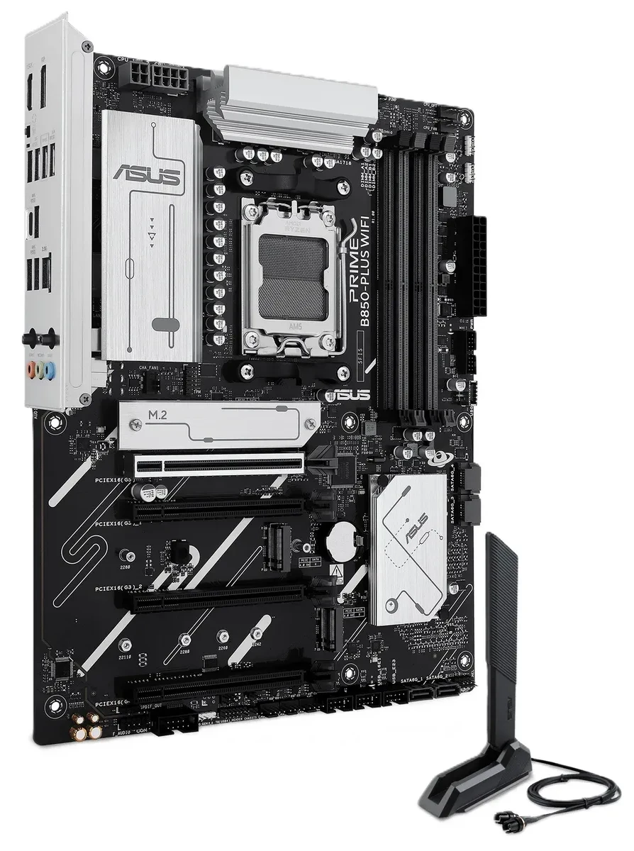Материнская плата ASUS PRIME B850-PLUS WIFI, AM5, DDR5, ATX — 2