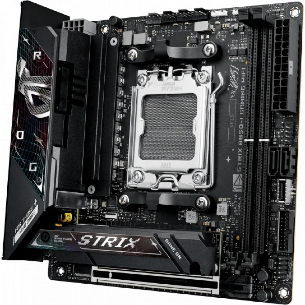 Материнская плата ASUS ROG STRIX B850-I GAMING WIFI, AM5, 2xDDR5, mITX