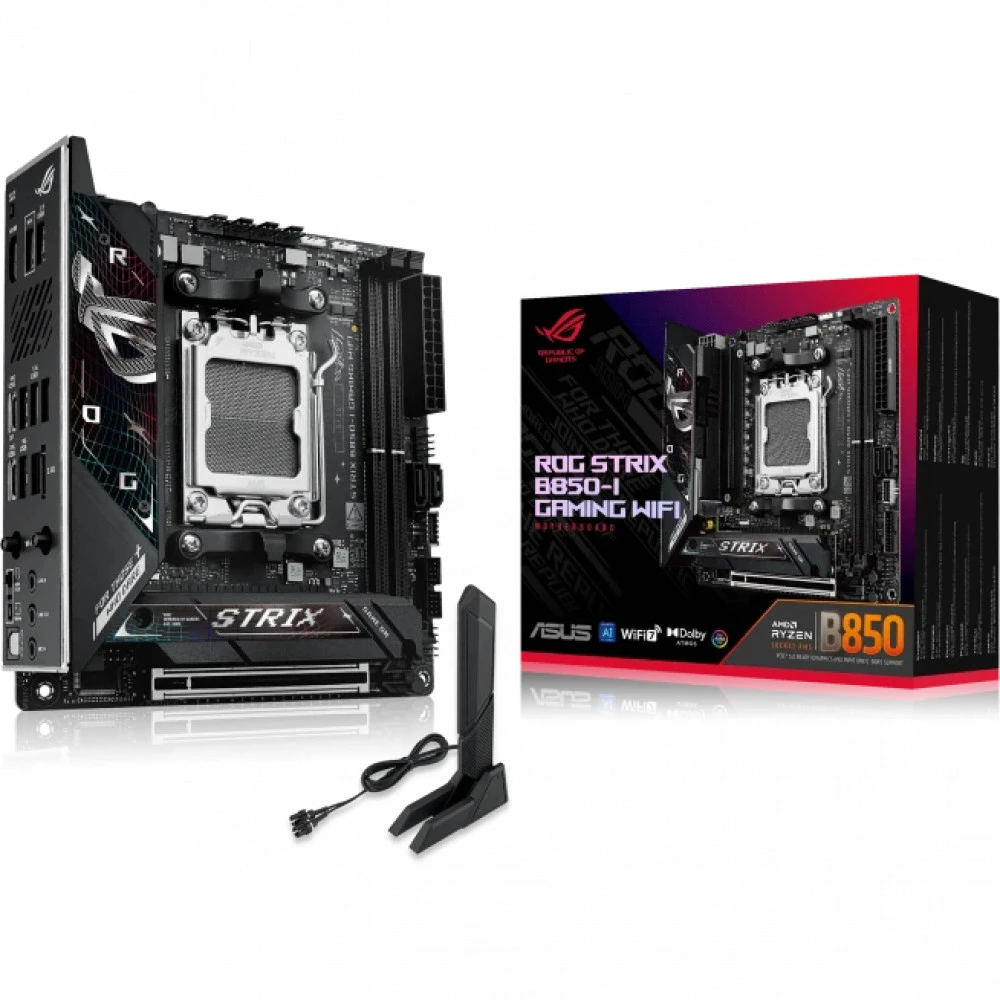 Материнская плата ASUS ROG STRIX B850-I GAMING WIFI, AM5, 2xDDR5, mITX — 5
