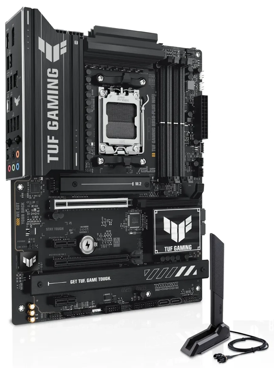 Материнская плата ASUS TUF GAMING B850-PLUS WIFI, AM5, DDR5, ATX — 2