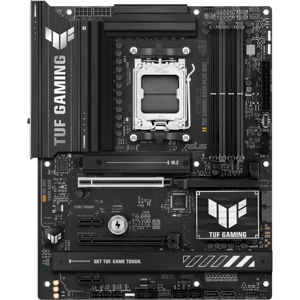 Материнская плата ASUS TUF GAMING B850-PLUS WIFI, AM5, DDR5, ATX — 3