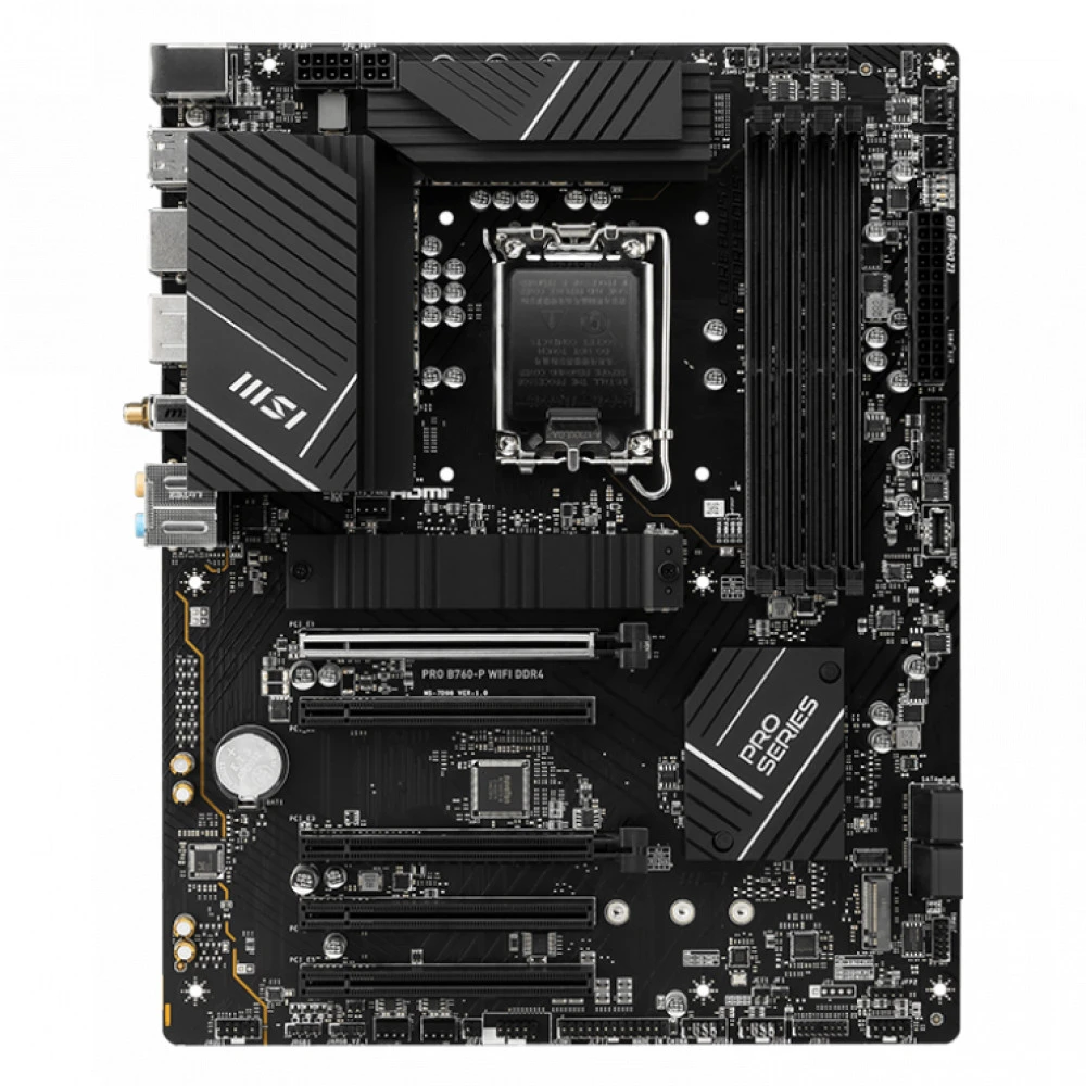 Материнская плата MSI PRO B760-P WIFI DDR4, LGA1700, DDR4, ATX — 5