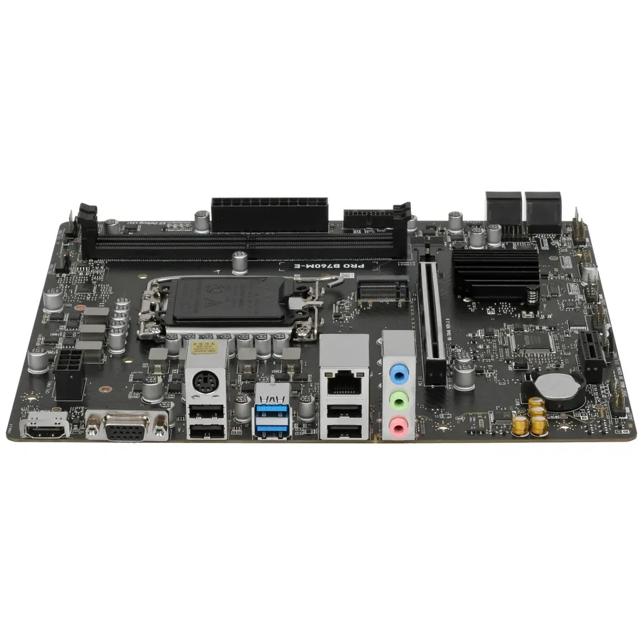 Материнская плата MSI PRO B760M-E, LGA1700, 2xDDR5, mATX — 2