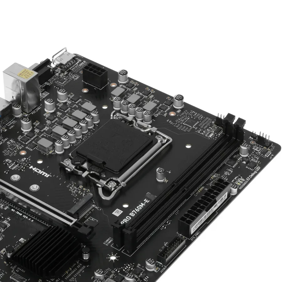 Материнская плата MSI PRO B760M-E, LGA1700, 2xDDR5, mATX — 4