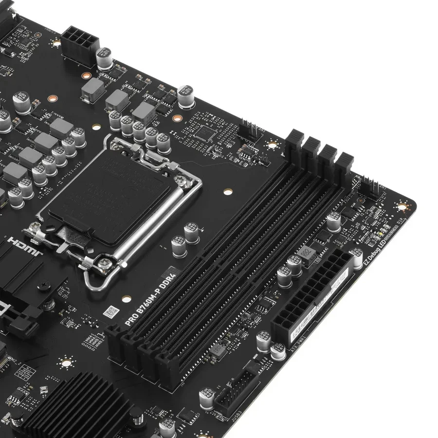 Материнская плата MSI PRO B760M-P DDR4, LGA1700, DDR4, mATX — 3