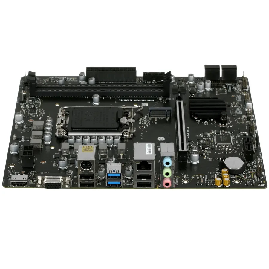 Материнская плата MSI PRO H610M-E DDR4, LGA1700, 2xDDR4, mATX — 2