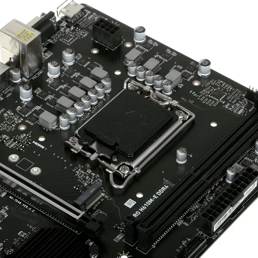 Материнская плата MSI PRO H610M-E DDR4, LGA1700, 2xDDR4, mATX — 4